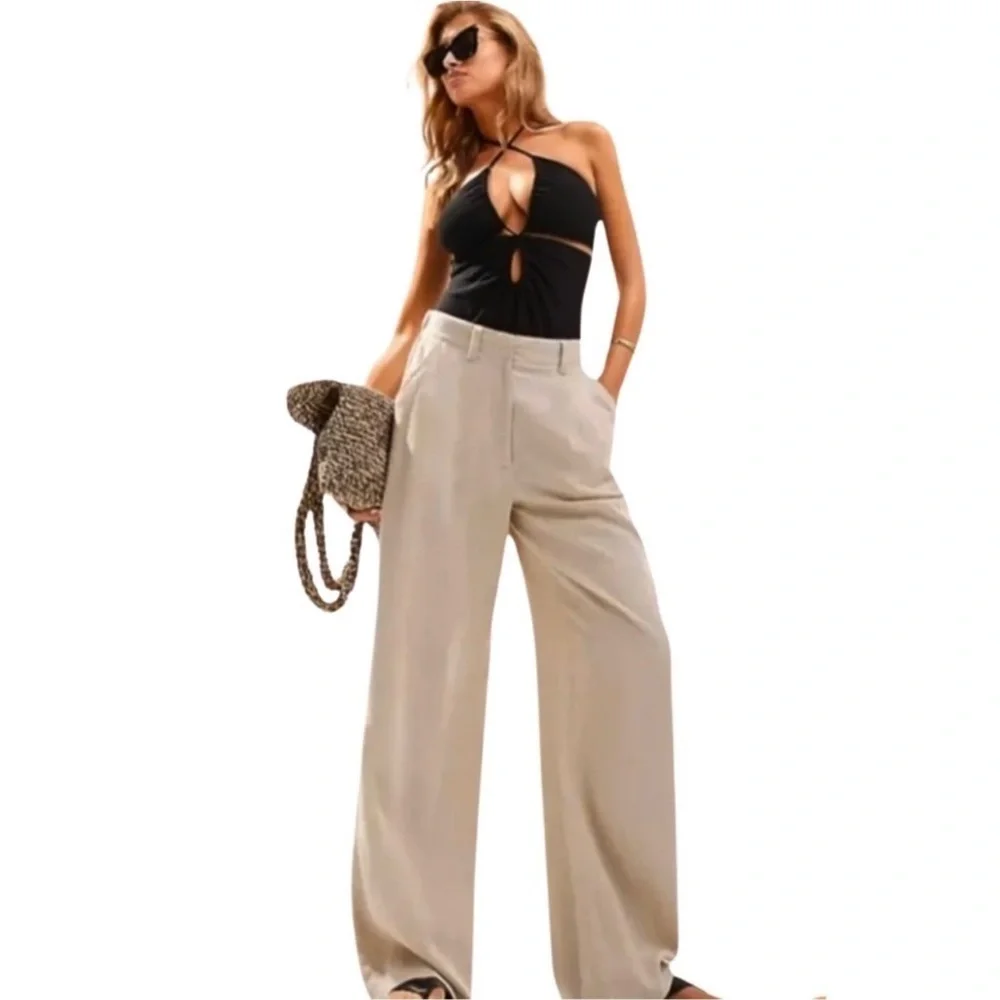 BCBG MAXAZRIA Jaques Wide Leg Pants sz XSmall